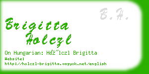 brigitta holczl business card